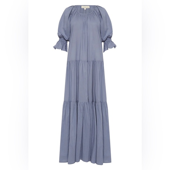 Daughters of India Sahara Gown (Blue Lagoon) - Picture 4 of 9